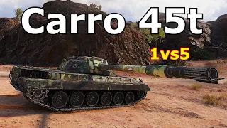 World of Tanks Carro da Combattimento 45t - 1 against 5