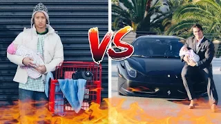 RICH DAD VS  POOR DAD EXPERIMENT!! (EMOTIONAL)