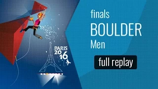 IFSC World Championships Paris 2016 - Bloc & Paraclimbing B1 - Finale - Hommes