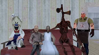 Granny vs Mr Meat vs Evil Nun vs Pennywise vs Siren Head vs Ice Scream and more funny animation