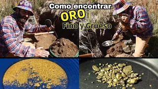 El verdadero tesoro:#1 Explorando el oro grueso y fino en la naturaleza.