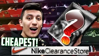 THE CHEAPEST NIKE OUTLET SNEAKERS EVER! Nike Clearance Store Vlog!