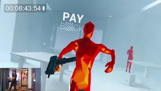 Superhot VR Speedrun Any% - 10:43:40 (Without self harm)