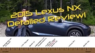 2015 Lexus NX 200t and NX 300h Detailed Review and Road Test