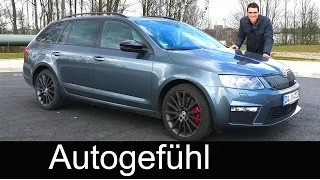 2016 Skoda Octavia vRS Combi Estate FULL REVIEW test driven DSG & TDI 184 hp