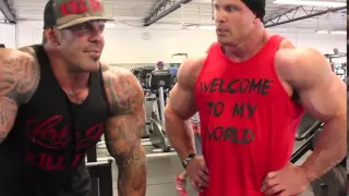 Rich Piana and Big Con Killin shoulders!! 5%ers for life!!!