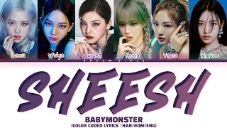 BABYMONSTER 'Sheesh' cover by "DREAM GIRLS" (Color Coded Lyrics, Han/Rom/Eng)