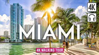 MIAMI, Florida 4K Walking Tour - Captions & Immersive Sound [4K Ultra HD/60fps]