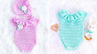 How to Make Crochet Baby Romper (This Sweet Onesie is SO EASY to Make)