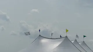 Fighter Aircraft doing a low pass at the Dayton Ohio air show in 2023