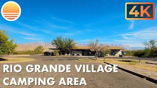 🇺🇸 [4K] Rio Grande Village Camping Area 🚘 Drive with me in Big Bend National Park