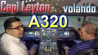 CAPI LEYTON VOLANDO AIRBUS 320 - Academia Antioqueña de Aviación 🛩✈ Simulador Airbus. (#84)