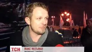 Day #22 Euromaidan, Kiev: Biplan на Евромайдане (сюжет "ТСН", канал "1+1")