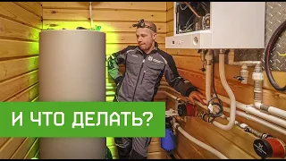 Необычная обвязка бойлера от двухконтурного котла