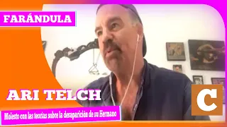 Ari Telch molesto con las teorías sobre la desaparición de su Hermano Jacobo Grinberg