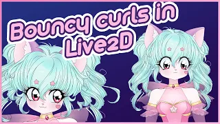 Big curls in Live2D [Vtuber] Showcase