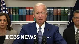 Biden speaks on reproductive rights, signs executive order on abortion access