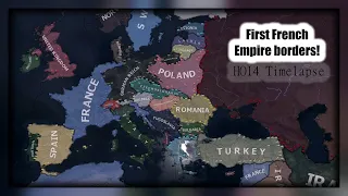 First French Empire borders - HOI4 Timelapse