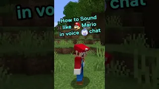 How to sound like MARIO in ANY Voice Chat #Shorts