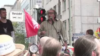 Solidaritätsdemonstration Frankfurt 8.6.2013 Urban Priol