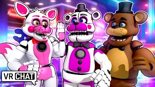 Freddy and Funtime Freddy Become Friends with FUNTIME FOXY in VRCHAT