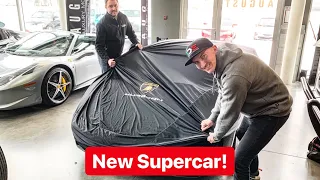 DELIVERY OF MY FIRST LAMBORGHINI EVER! *EMOTIONAL*