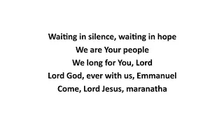 Waiting In Silence (lyrics) - Carey Landry (2002)