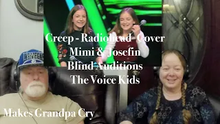 Mimi & Josy  aka HAVET cover Creep - The Voice Kids - Grandparents from Tennessee (USA) react