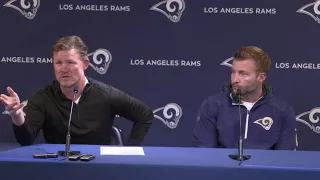 Sean Mcvay & Les Snead Rams Pre Draft Press Conference