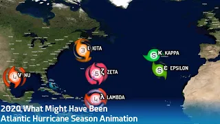 2020 What-might-have-been Atlantic Hurricane Season Animation