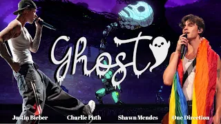 🔴 Justin Bieber - Ghost Lyrics Vs. Charlie Puth, Shawn Mendes, One Direction. (Mix Lyrics) Explained