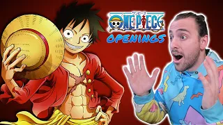 One Piece Openings | My First Time Reaction | Part 1