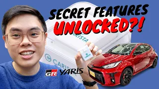 Unlocking SECRET FEATURES of the GR YARIS with CARISTA! (Install, Test, & Review!)