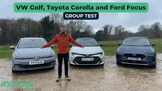 2023 Hatchback Group Test: VW Golf, Toyota Corolla and Ford Focus put to the test.