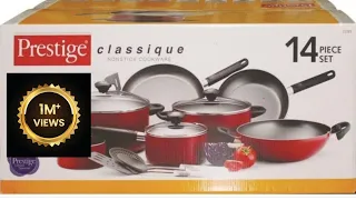Prestige Classique Non-Stick Cookware Set Unboxing | किचन के लिये सबसे बढ़िया नॉन स्टिक बर्तन |