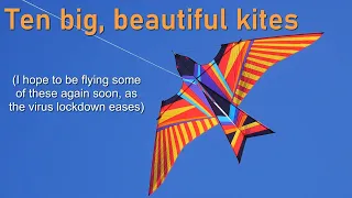 Ten big, beautiful kites