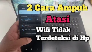 CARA MEMPERBAIKI WIFI TIDAK TERDETEKSI DI HP ANDROID| WIFI TIDAK MUNCUL DI HP SAMSUNG A03 CORE