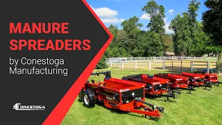 Conestoga Manure Spreaders : BEST Spreading Spreading Action You Will See Anywhere!