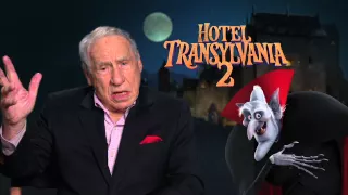 Hotel Transylvania 2: Mel Brooks "Vlad" Behind the Scenes Movie Interview | ScreenSlam