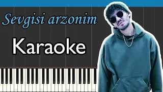 Xamdam Sobirov - Sevgisi arzonim | Karaoke | Piano cover | O'rganish