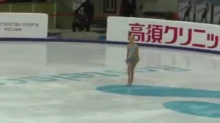 CoR 2014 Anna POGORILAYA warm up SP part 1