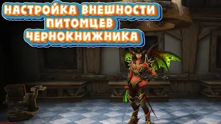 НАСТРОЙКА ВНЕШНОСТИ ПИТОМЦЕВ ЧЕРНОКНИЖНИКА в дополнении 10.1.5 в World of Warcraft: Dragonflight