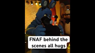 FNAF movie behind the scenes hugs #fnaf #fivenightsatfreddys #fnafmovie