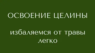 КАК ИЗБАВИТЬСЯ ОТ СОРНЯКОВ БЕЗ ХИМИИ. ПРОСТОЙ СПОСОБ ОЧИЩЕНИЯ ЦЕЛИНЫ ОТ СОРНОЙ ТРАВЫ.