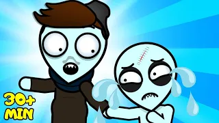 When Zombie Daddy Is Away + More | Spooky Songs Compilation for Kids