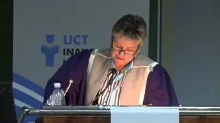 Professor Lorna Martin delivers her inaugural lecture in forensic pathology
