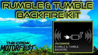 Rumble & Tumble Backfire Kit Sound Test | How To Unlock | The Crew Motorfest