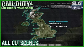 Call of Duty 4 Modern Warfare (2007) - All Cutscenes [2.5K]