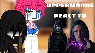 Uppermoons + Muzan react to Raven