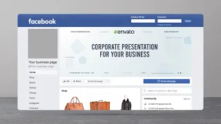 Corporate Video for Facebook Cover - After Effects Template